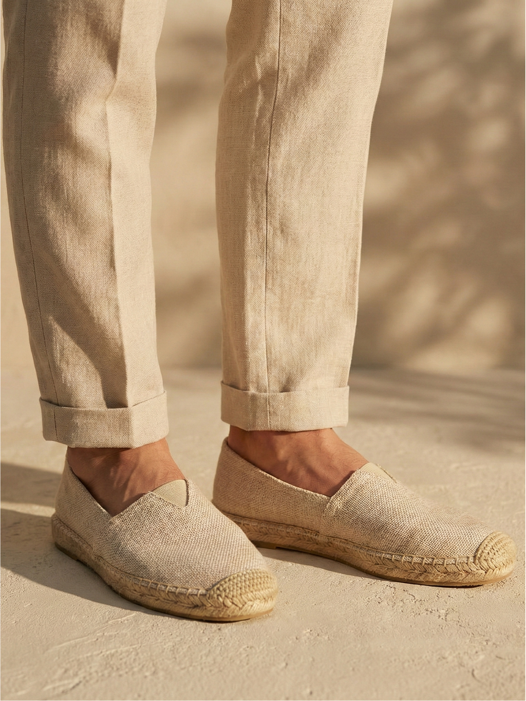 Alpargatas 'Mediterranean Breeze' en Lino Natural