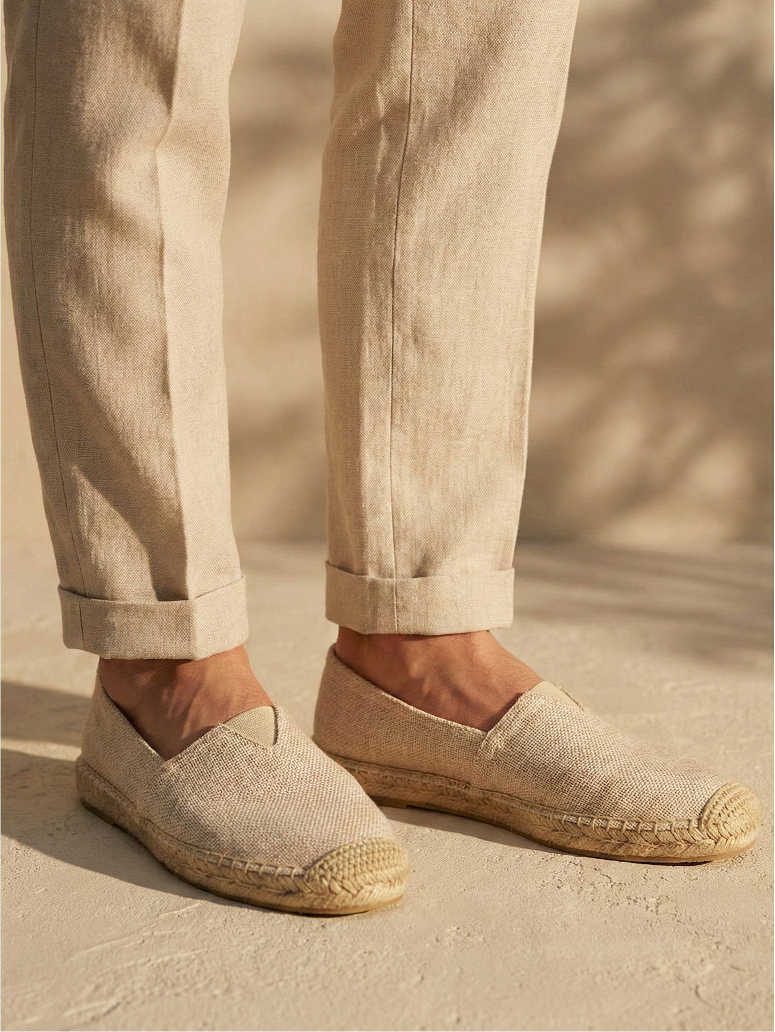 Alpargatas 'Mediterranean Breeze' en Lino Natural