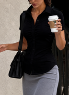 Andrea™ | Camisa Fina y Sencilla