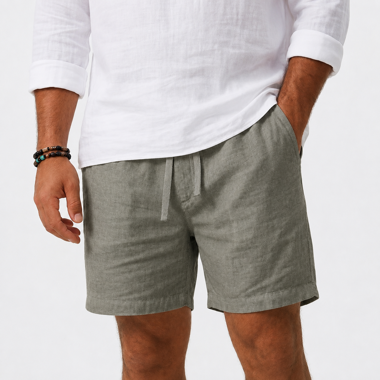 Pantalón Corto de Lino