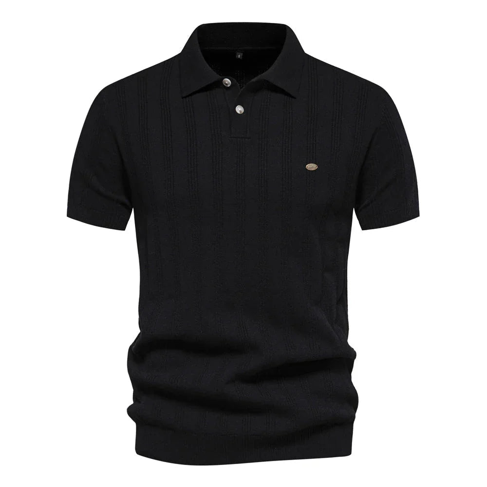 Polo Texturizado de Punto