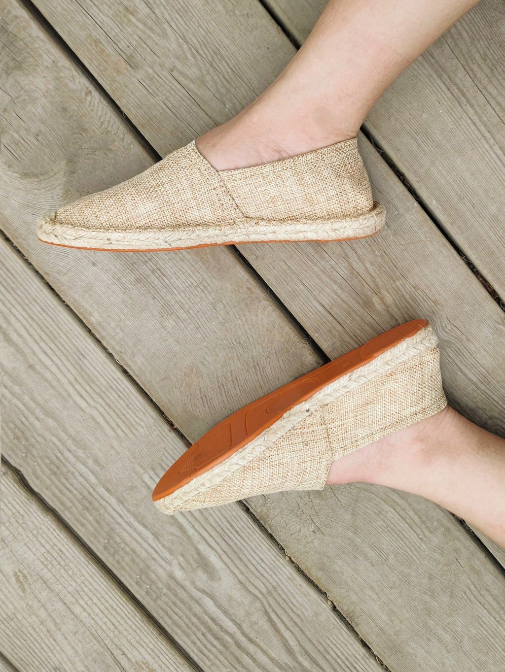 Alpargatas 'Mediterranean Breeze' en Lino Natural