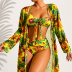 María ™ | Bikini Tropical Elegante de Tres Piezas