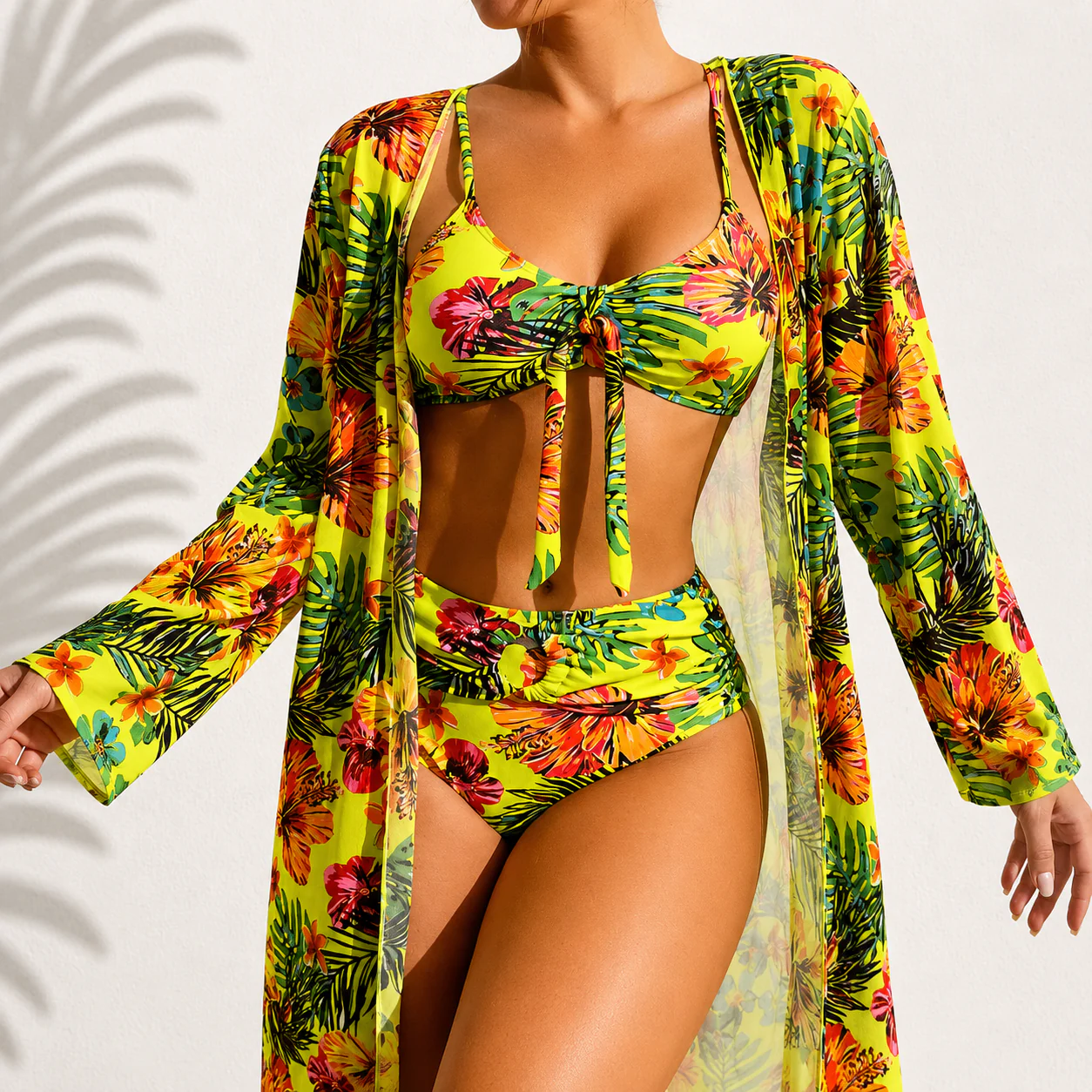 María ™ | Bikini Tropical Elegante de Tres Piezas